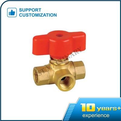 أنثى صمام النحاس المحملة